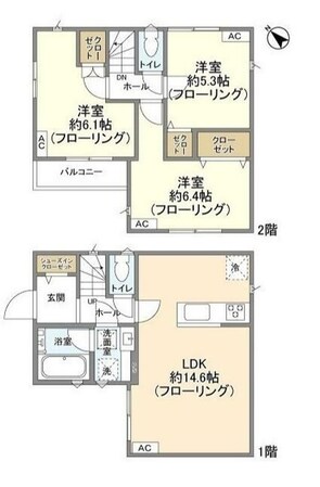 Kolet市川大洲の物件間取画像